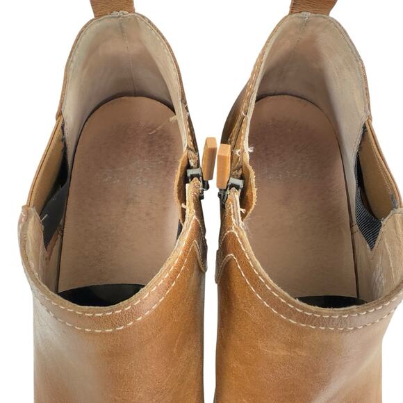DANSKO Harlene Waxy‎ Burnished Tan Short Comfort Ankle Boot Womens Size 38 US 8 - Picture 5 of 10